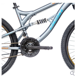 Bicicleta Best Corvus 24 Doble Susp. Aro 24 Niño Acero 18v.