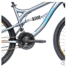 Bicicleta Best Corvus 24 Doble Susp. Aro 24 Niño Acero 18v.