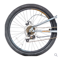 Bicicleta Best Corvus 24 Doble Susp. Aro 24 Niño Acero 18v.