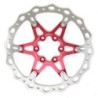 Disco de Freno a2z ATO-160 Oval Flourish Rojo
