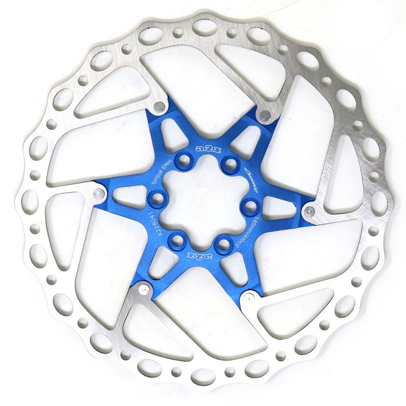 Disco de Freno a2z ATO-180 Oval Flourish Azul