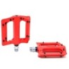 Pedal HT MTB 9/16 Eje Cromo Sellado Nylon Rojo