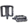 Pedales Neco MTB 9/16" 117x107mm Aluminio Negro