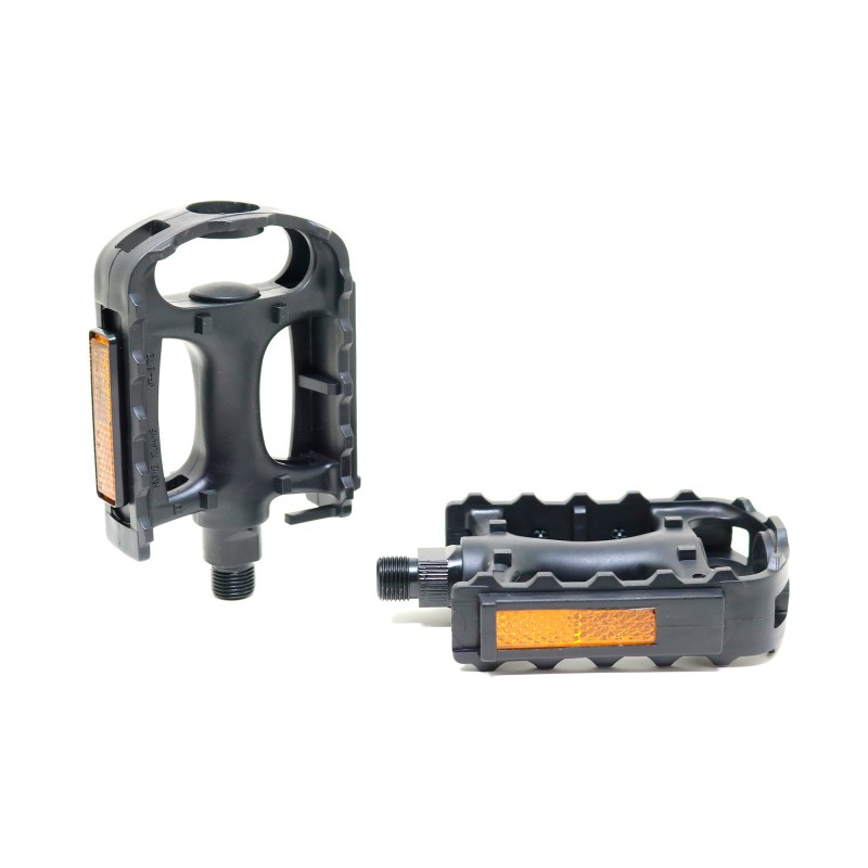 Pedales VP 872 Urbano 9/16" 110x75mm Plástico Negro