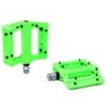 Pedal HT MTB 9/16 Eje Cromo Sellado Nylon Verde