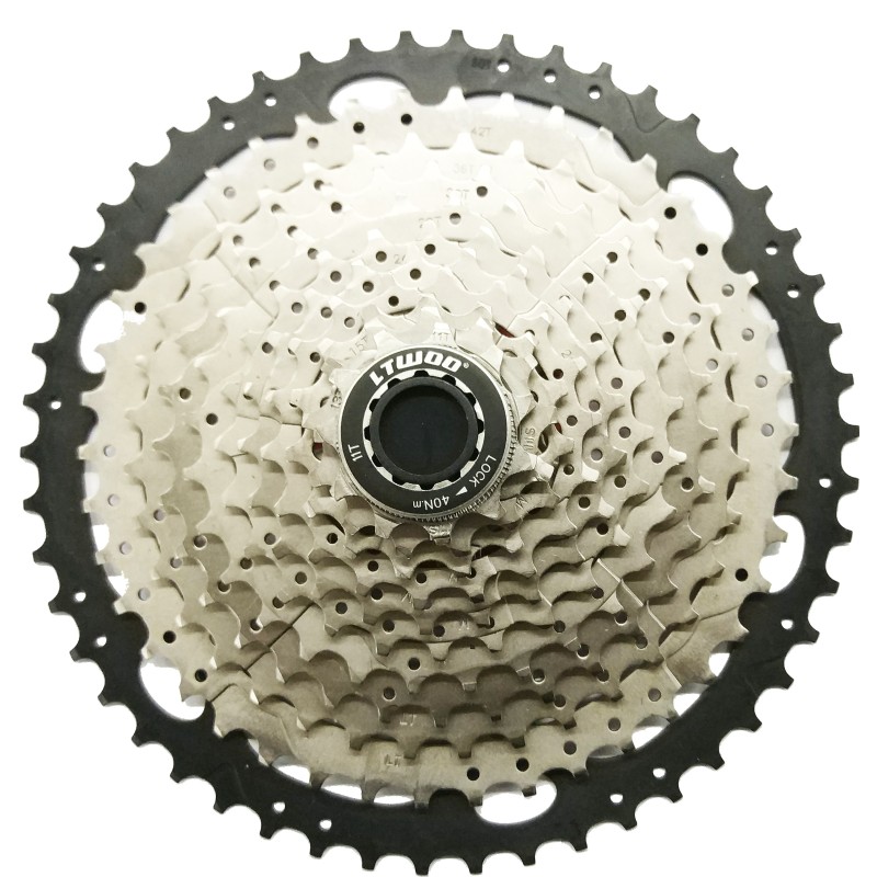 Piñón L-Twoo MTB 12v 11-52T Plateado Aluminio Acero