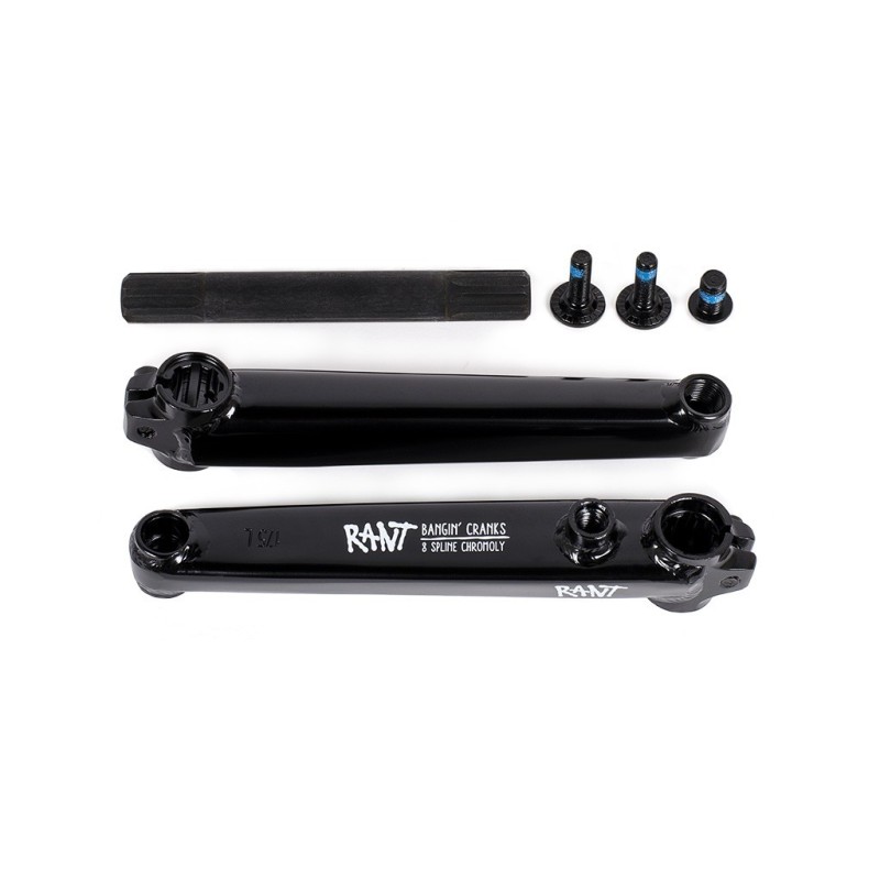 Bielas RANT Banging 8 175mm Negra brillante