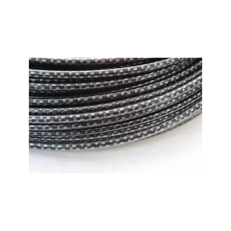 Cable Exterior con TEFLON Carbon look 25 mts