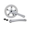 Volante Acero 44T x 170mm Blanco
