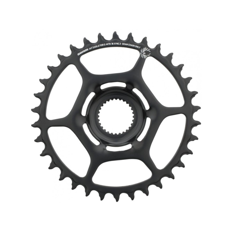 Corona SRAM Eagle X-Sync 2 B1 DM Bosch Gen4 3mm Offset Acero Negro 34T