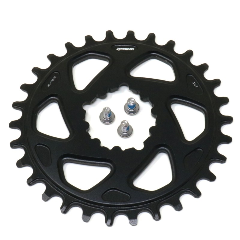 Corona Prowheel Narrow Wide DM3 3mm Offset Aluminio Negro 32T