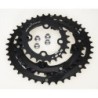 Coronas e13 24-34-42T MTB DM e13 Aluminio Negro 24-34-42T