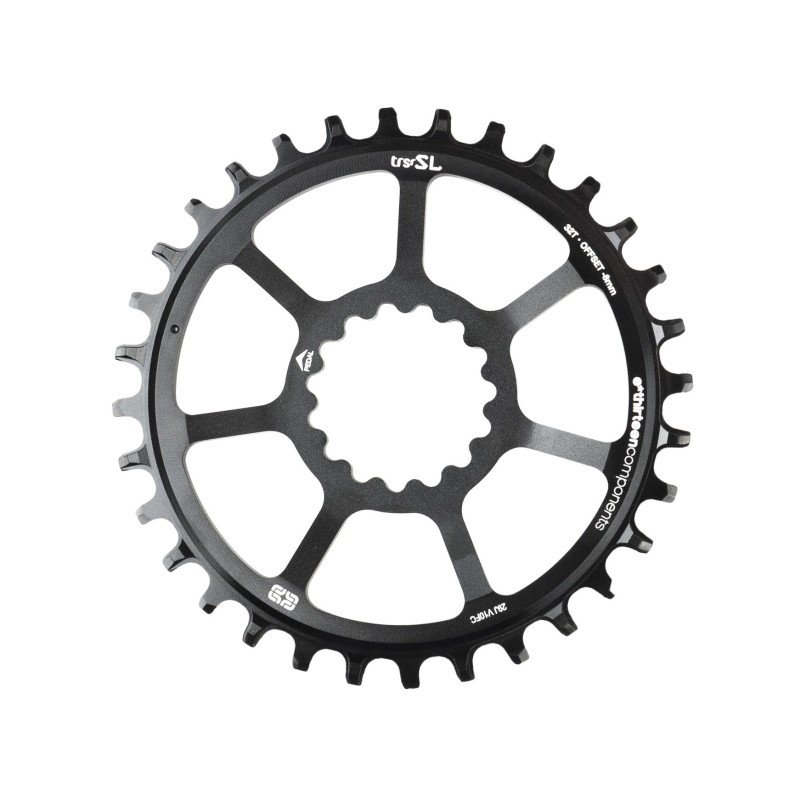 Corona e13 SL DM e13 8mm Offset Aluminio Negro 28T