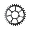 Corona e13 SL DM e13 8mm Offset Aluminio Negro 28T