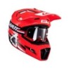 Kit Leatt Casco Moto 3.5 Antiparra 4.5 V24 Rojo L 59-60cm