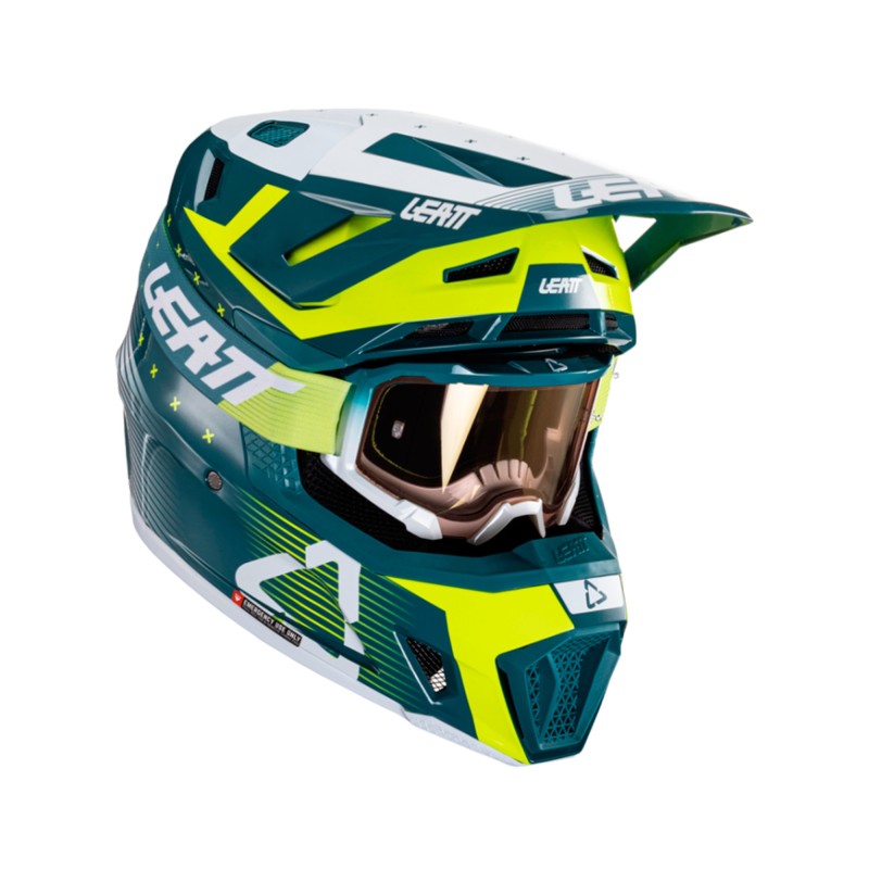 Kit Leatt Casco Moto 7.5 Antiparra 4.5 V24 Acid Fuel XL 61-62cm