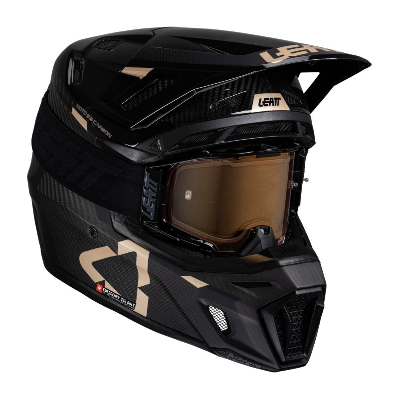 Kit Leatt Casco Moto 9.5 Antiparra 6.5 V25 Carbono L 59-60cm