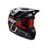 Kit Leatt Casco Moto 9.5 Antiparra 6.5 V25 Carbono Blanco M 57-58Cm