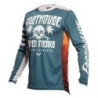 Jersey Fasthouse Manga Larga Swell Plata Blanco S
