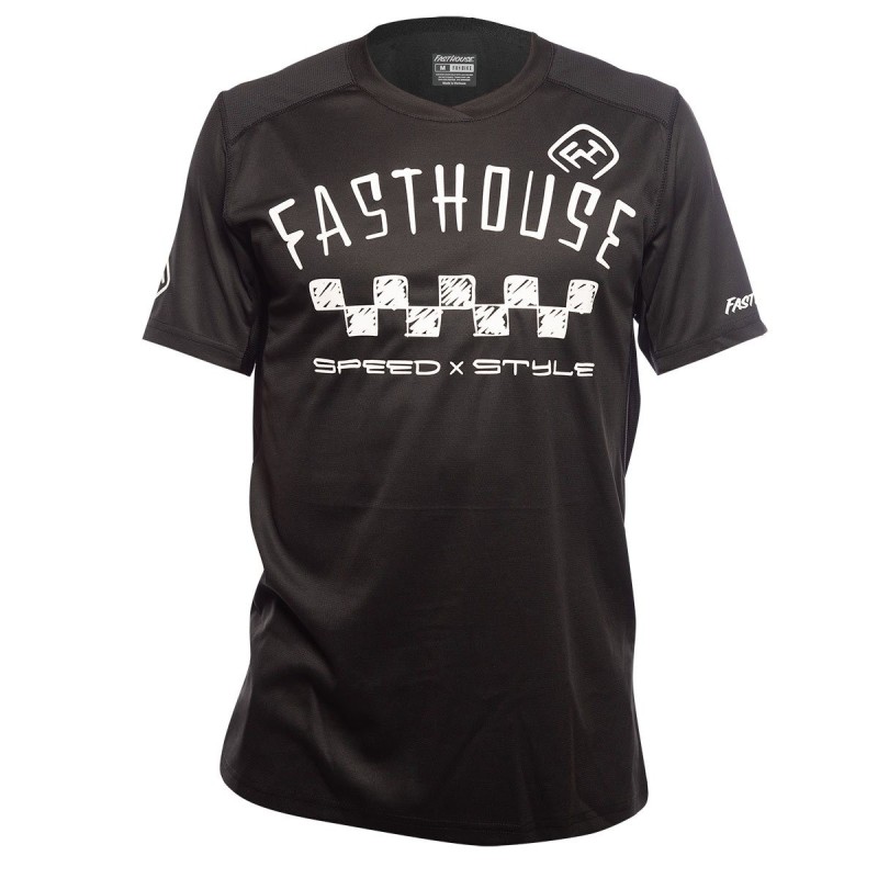 Jersey Fasthouse Manga Corta Alloy Nelson Negro S
