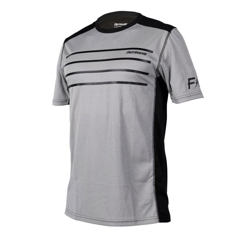 Jersey Fasthouse Manga Corta Cartel Gris Claro M