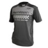 Jersey Fasthouse Manga Corta Infantil JR Alloy Mesa Gris Negro YS