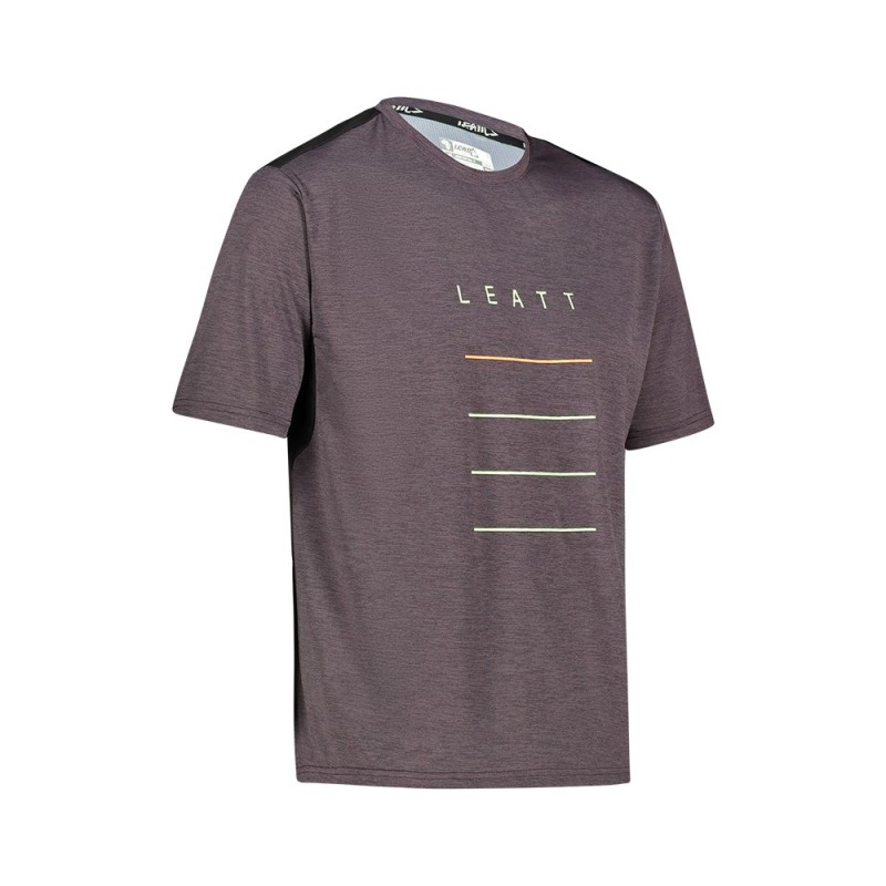 Jersey Leatt MTB Manga Corta Trail 1.0 V21 Grape L 42US 52EU