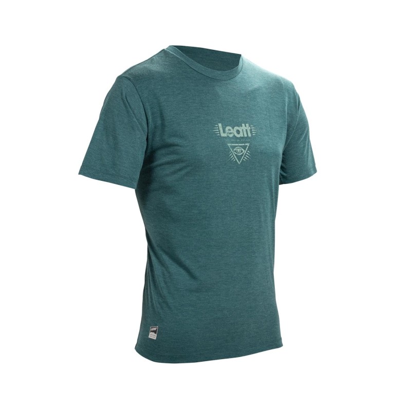 Jersey Leatt MTB Manga Corta Gravity 1.0 V25 Teal S 38US 48EU