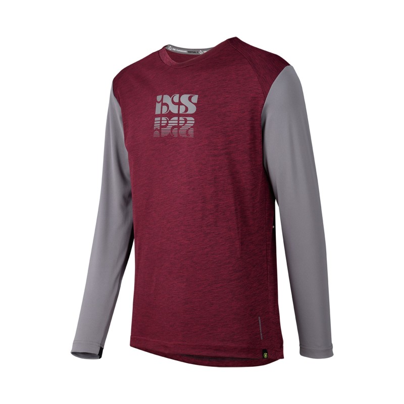 Jersey IXS Manga Larga Trigger X Raisin Grafito L