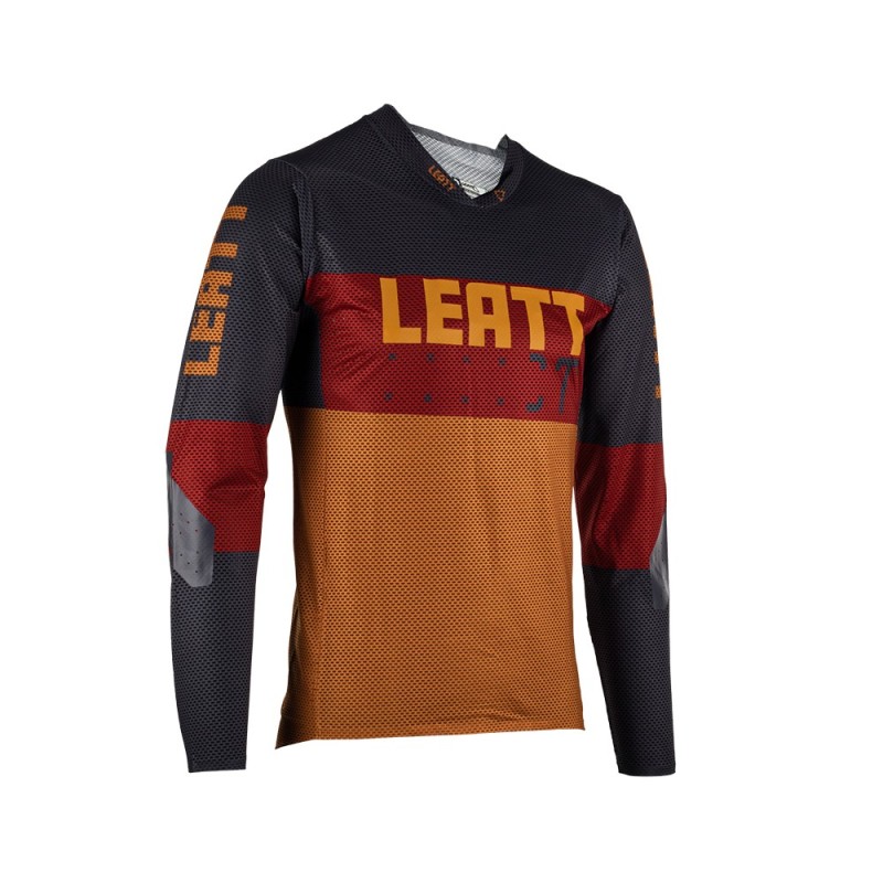 Jersey Leatt MTB Manga Larga Gravity 4.0 V23 Suede S 38US 48EU