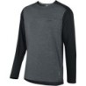 Jersey IXS Manga Larga Infantil JR Flow X Grafito Negro KM
