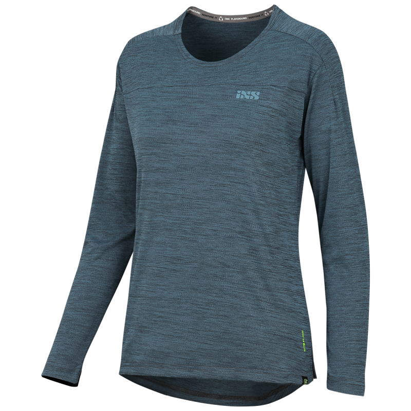 Jersey IXS Manga Larga Mujer Flow X Océano 40