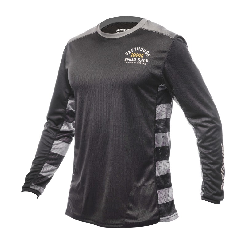 Jersey Fasthouse Manga Larga Classic Outland Negro S