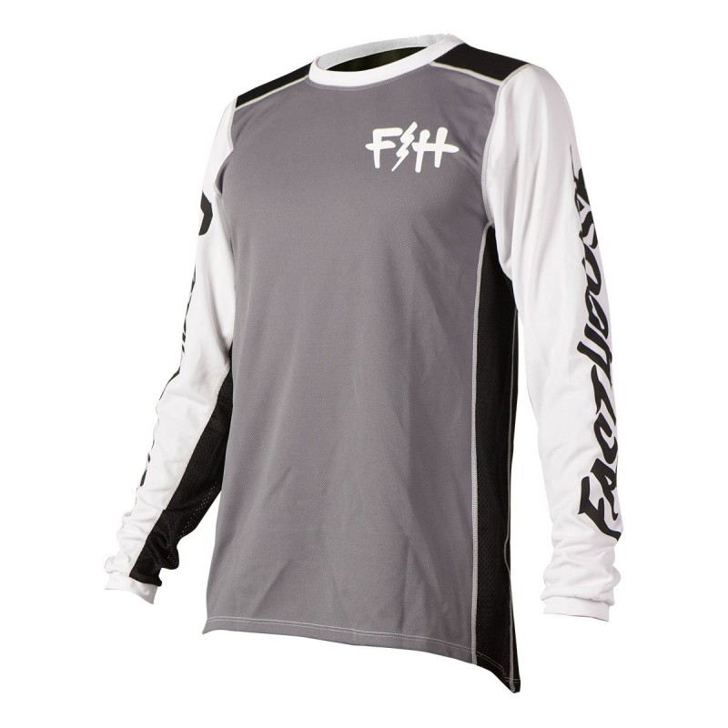 Jersey Fasthouse Manga Larga Bolt Charcoal S