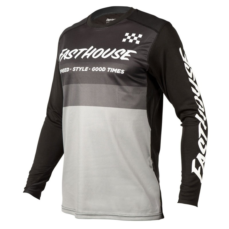Jersey Fasthouse Manga Larga Alloy Kilo Negro S