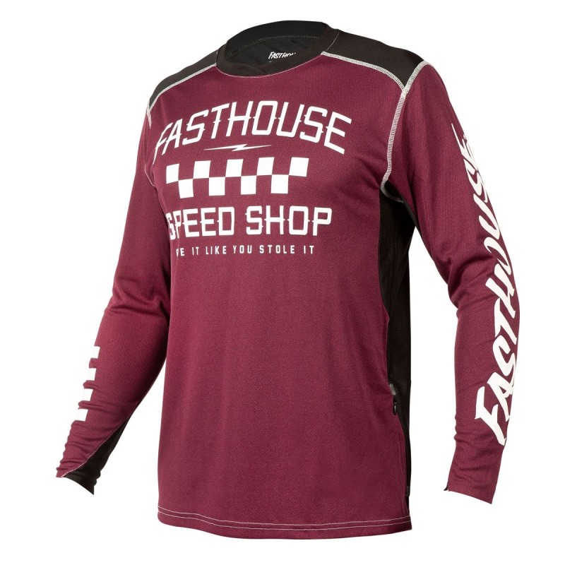 Jersey Fasthouse Manga Larga Alloy Roam Burdeo S