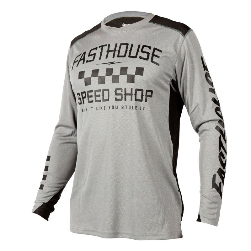 Jersey Fasthouse Manga Larga Alloy Roam Gris S