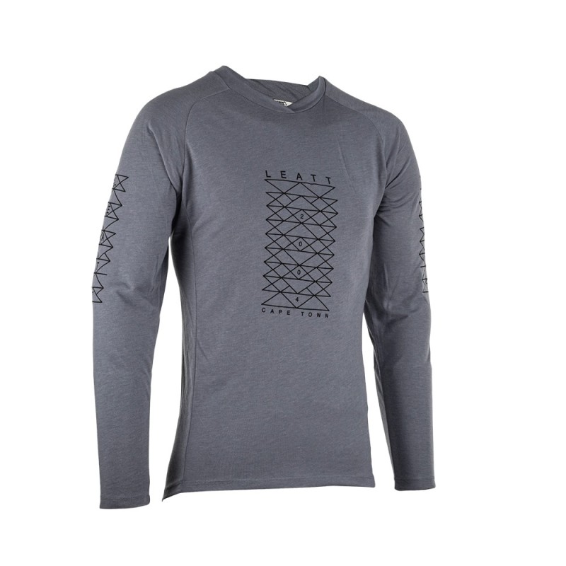 Jersey Leatt MTB Manga Larga Gravity 2.0 V23 Titanium S 38US 48EU