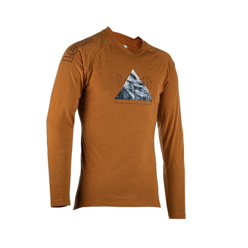 Jersey Leatt MTB Manga Larga Gravity 2.0 V23 Suede M 40US 50EU