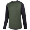 Jersey IXS Manga Larga Infantil JR Flow X Oliva Negro KM