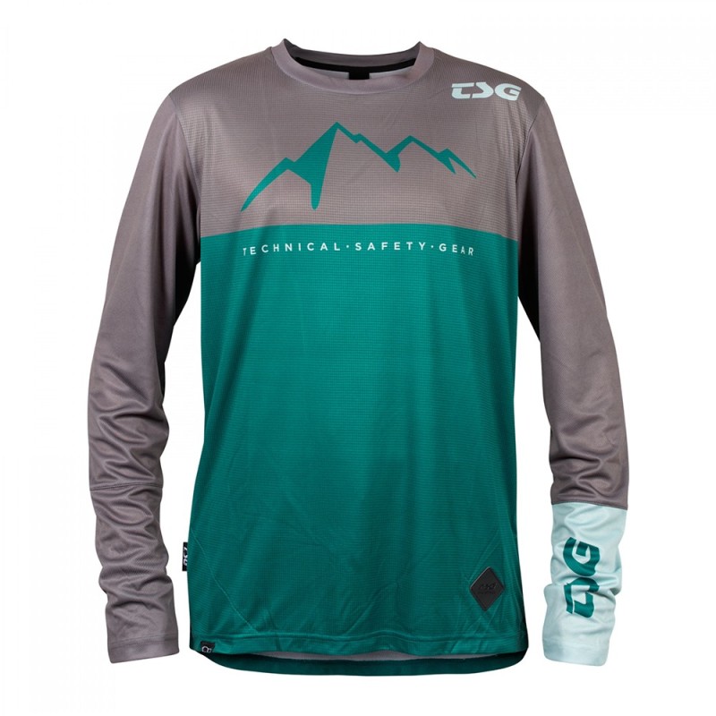 Jersey TSG Manga Larga Explorer Forest Verde XL