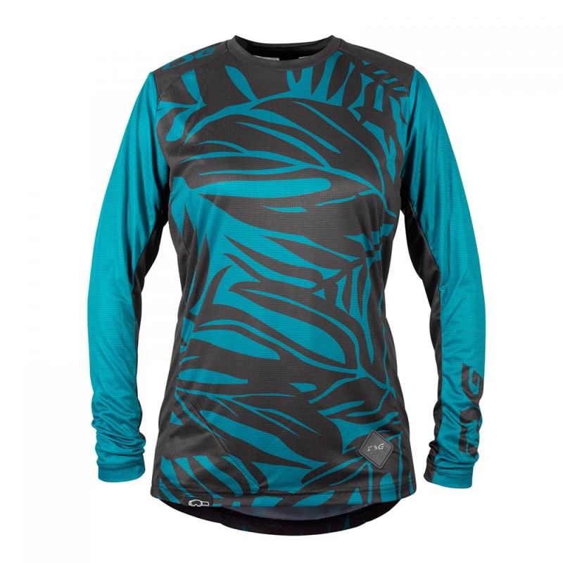 Jersey TSG Manga Larga Mujer Floral Ocean Depths Negro S
