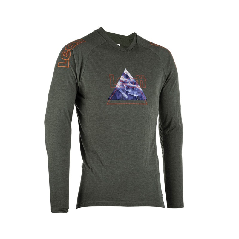 Jersey Leatt MTB Manga Larga Gravity 2.0 V23 Pine S 38US 48EU