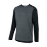 Jersey IXS Manga Larga Flow X Grafito Negro S