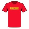 Polera Rockshox paint brush logo rojo M