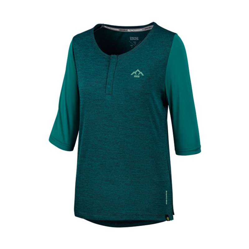 Polera IXS Mujer Carve X Henley Everglade 36