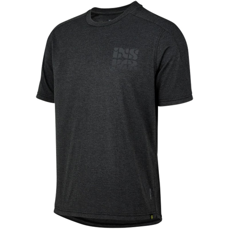Polera iXS Flow Kids Tech Mirror black KM