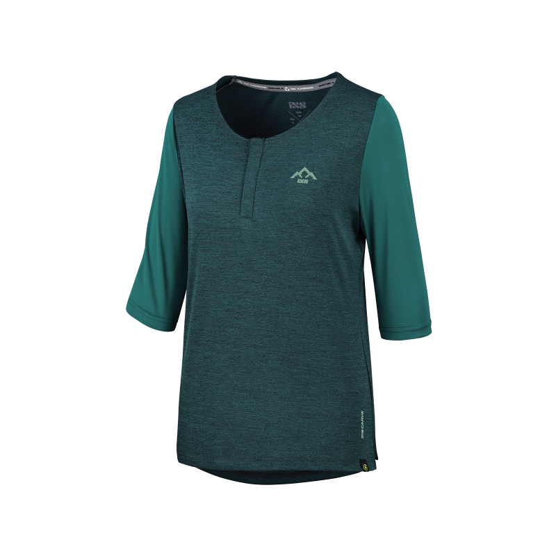 Polera IXS Mujer Carve X Henley Everglade 40
