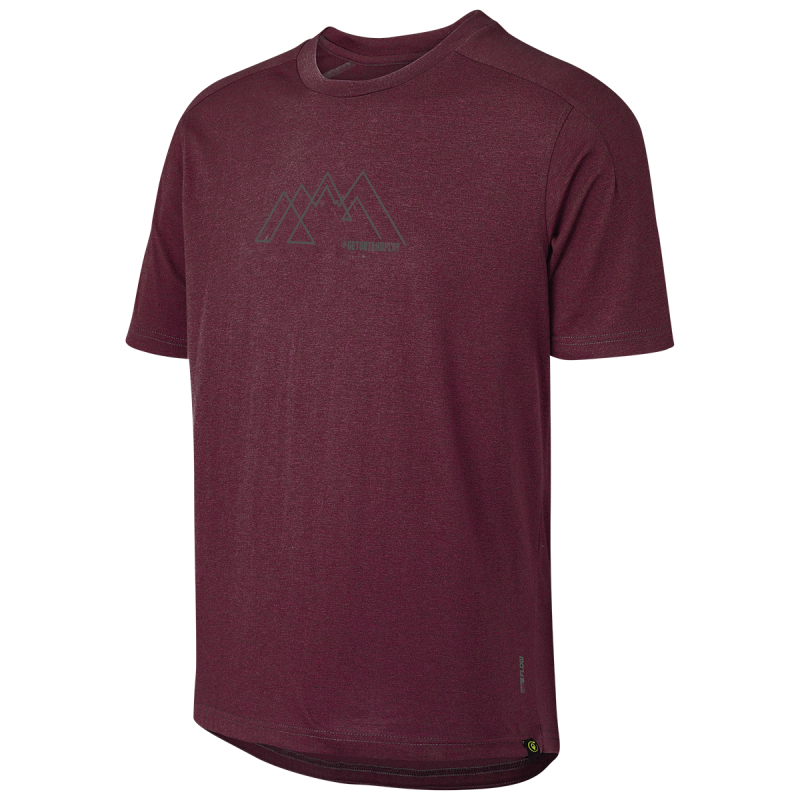 Polera Ixs Flow Tech Getoutandplay Raisin L
