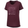Polera IXS Mujer Flow Tech Contour raisin 40
